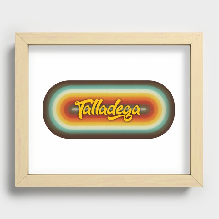 Talladega Baby! Recessed Framed Print