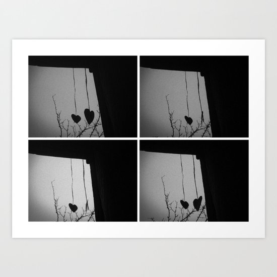 and look out of the window at your friend eternity. Art Print