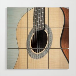 Classical Guitar Wood Wall Art