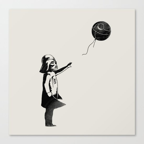 Let go the dark side Canvas Print