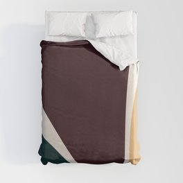 Minimalist Plant Abstract LXXII Duvet Cover