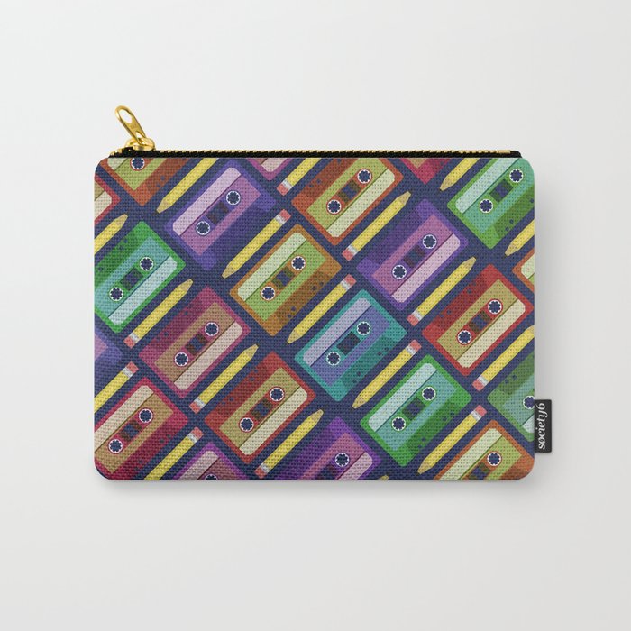90s pattern Carry-All Pouch