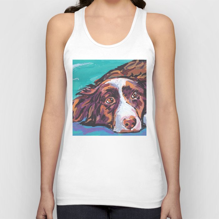 Fun Border Collie Dog Bright Colorful Pop Art Painting By Lea