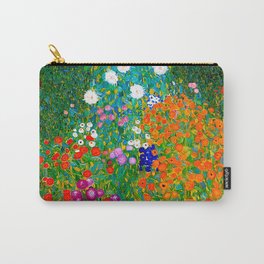 Gustav Klimt - Flower Garden Carry-All Pouch