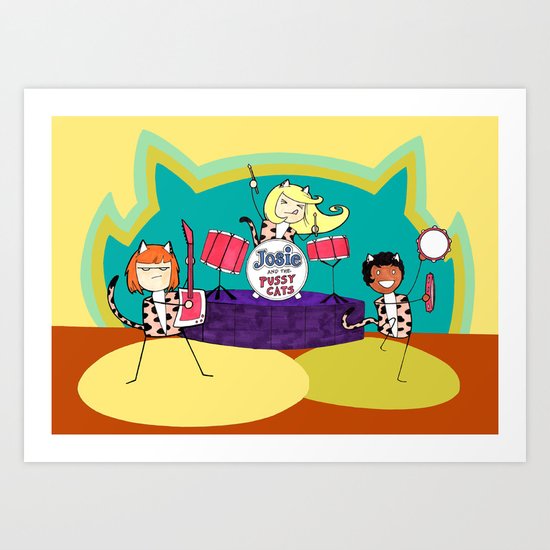 Josie, Pussycats Art Print