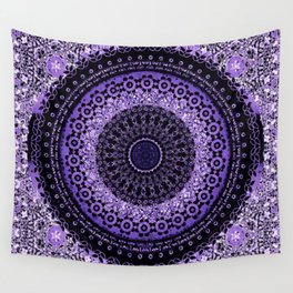 Purple Tapestry Mandala Wall Tapestry