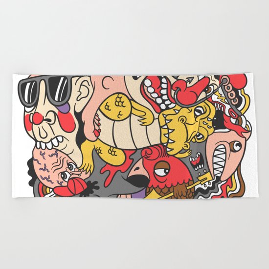 February Brain Dump Beach Towel