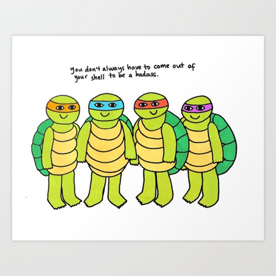 Teenage Mutant Ninja Turtles Art Print