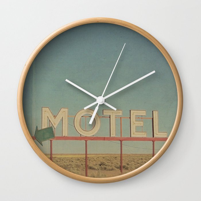Vintage Motel Wall Clock