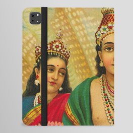 Sesha, King of Nagas by Raja Ravi Varma iPad Folio Case