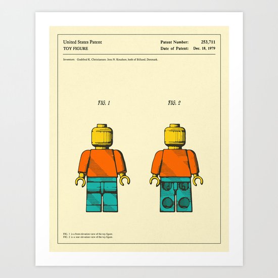TOY FIGURE Art Print