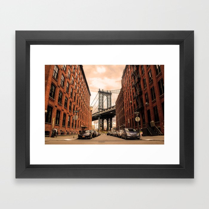 New York City Framed Art Print | Photography, Digital, Hdr, Long-exposure, Black-and-white, Film, Hi-speed, Vintage, Double-exposure, Nyc