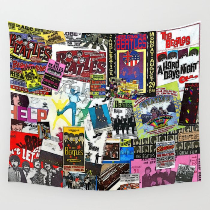 Rock collage 2025 tapestry