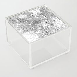 Calgary White Map Acrylic Box