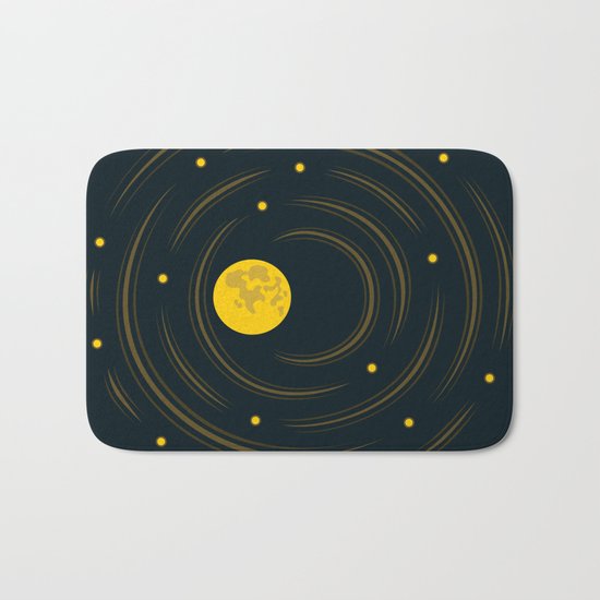Moon And Stars Dream Bath Mat