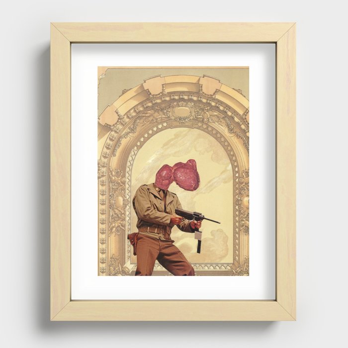 Meat Man Recessed Framed Print