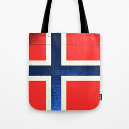 Norwegian flag Tote Bag