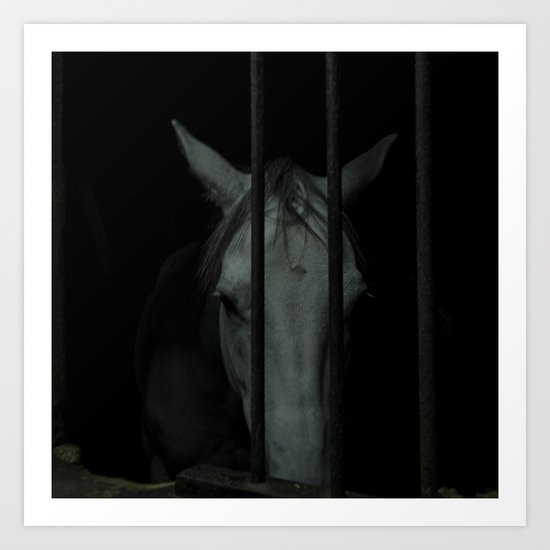 stuck Art Print