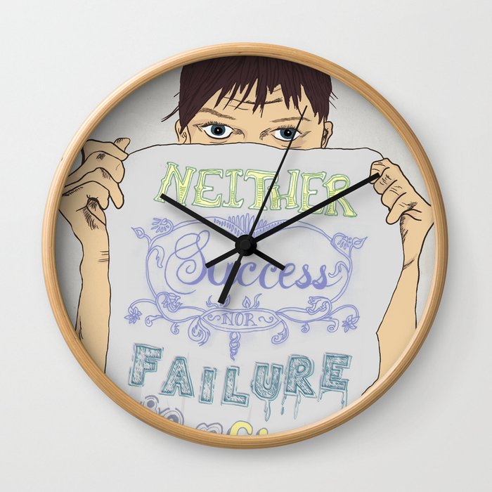 Positive about Ambiguity Wall Clock