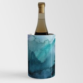 Dream away abstract watercolor Wine Chiller