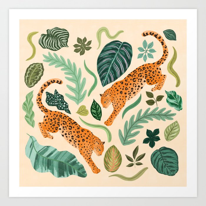 Botanical Garden Art Print by SunLee Art Society6