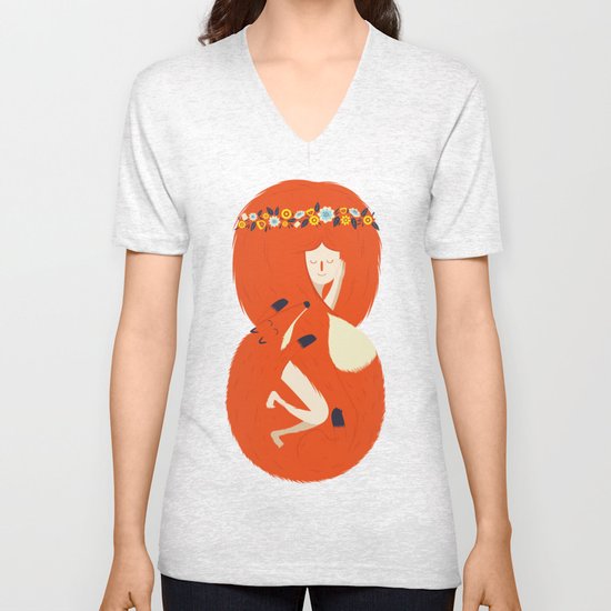 Foxy Lady Unisex V-Neck