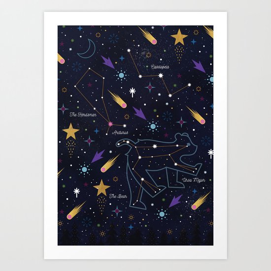 Stargazing Art Print