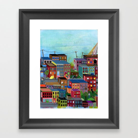 Three Framed Art Print