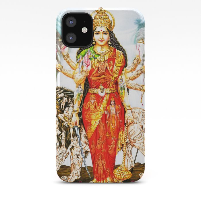 Hindu Durga 3 iPhone Case