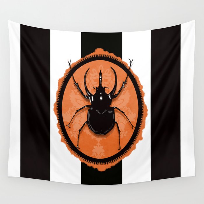 Juicy Beetle - Halloween Wall Tapestry
