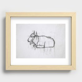 Water Buffalo 01 Recessed Framed Print