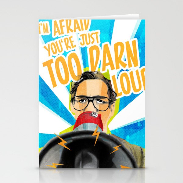 Back to the Future - Too Darn Loud Stationery Cards