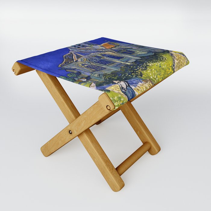 Vincent van Gogh "The Church In Auvers Sur Oise" Folding Stool