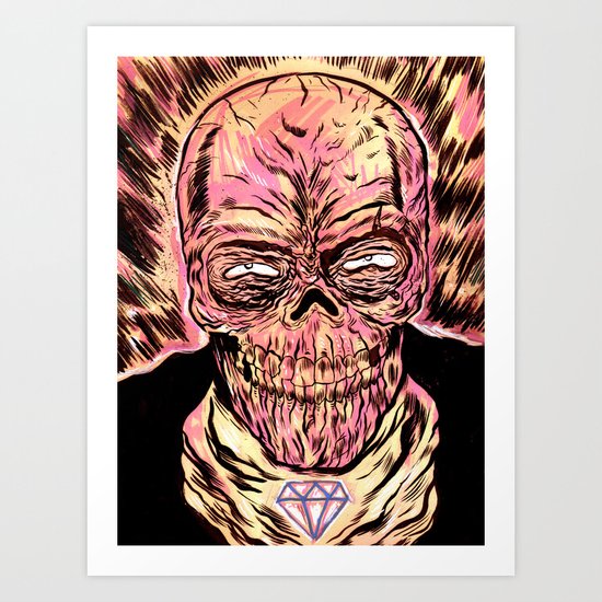 Señor Muerte Art Print