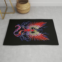 Thunderbird Mythical Bird Area & Throw Rug