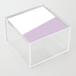Stripe Block (lavender/white) Acrylic Box