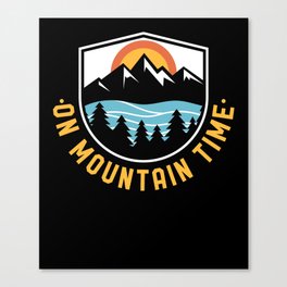 On Mountain Time Canvas Print