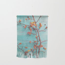 She Hung Her Dreams on Branches - autumn botanical still life photo cottage decor Wall Hanging