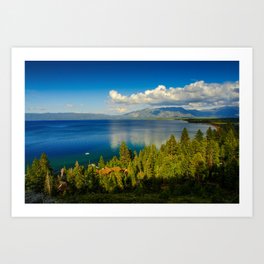 Lake Tahoe, California Art Print