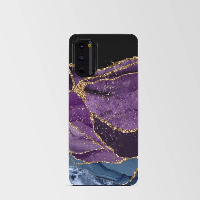 Peacock Agate Texture 07 Android Card Case