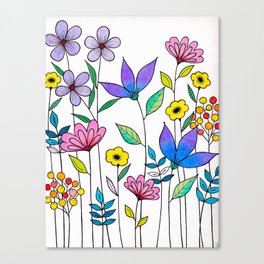 Bloom of Colors Canvas Print