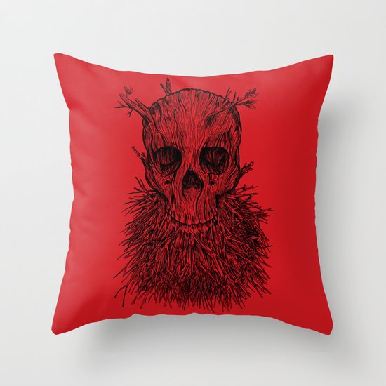 The Lumbermancer Throw Pillow