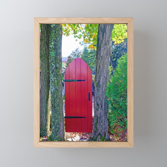 Scarlet Door Framed Mini Art Print