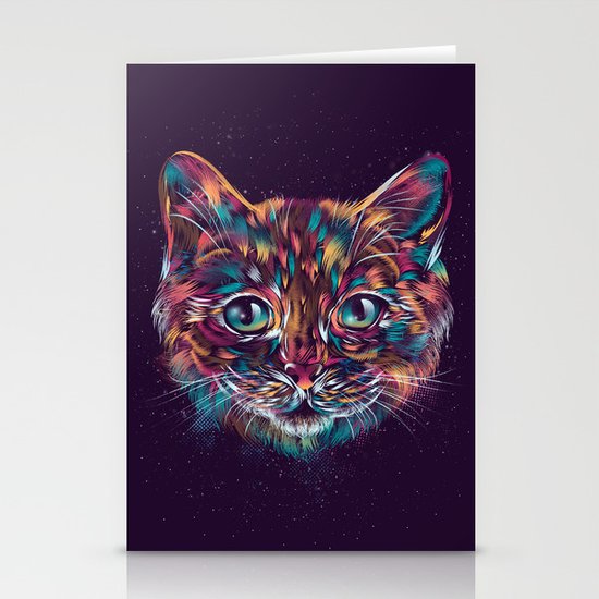 Space Cat Stationery Cards