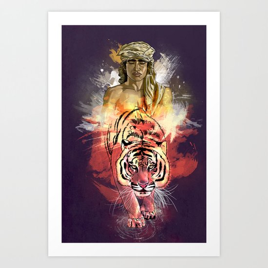 Inner Beast Art Print