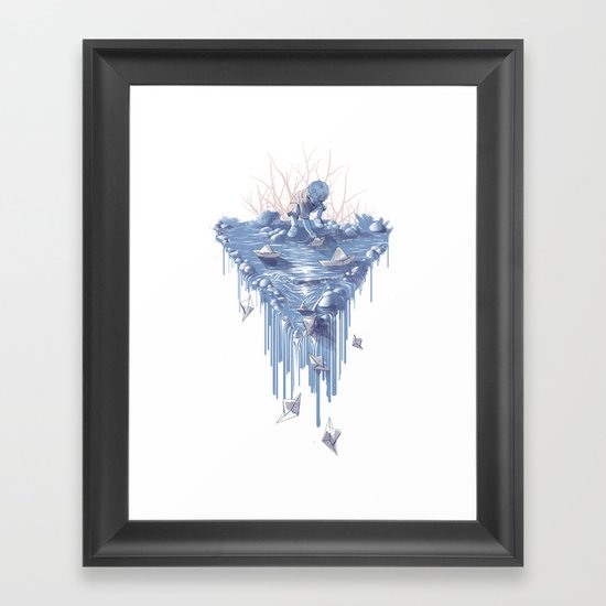 Backyard Bermuda Framed Art Print