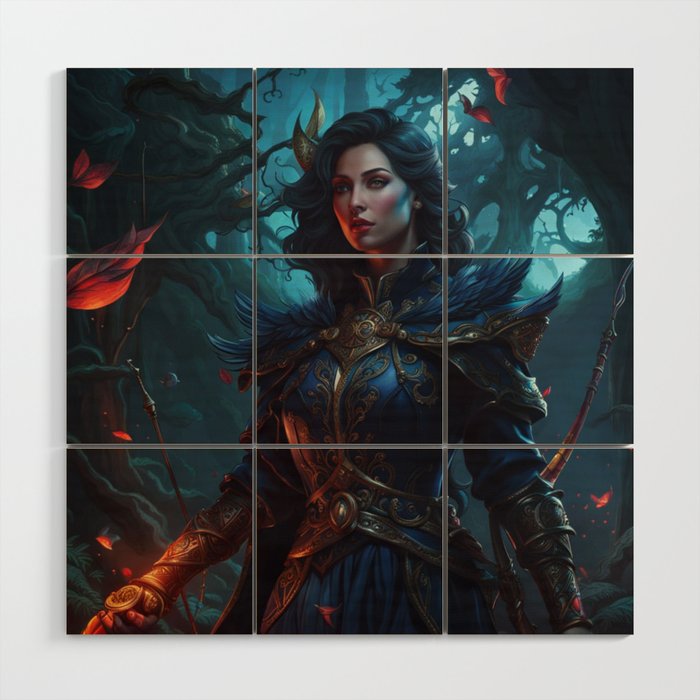 Ancient Warrior-Witch No.1 Wood Wall Art