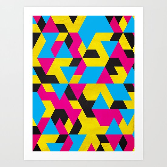 CMYK Art Print