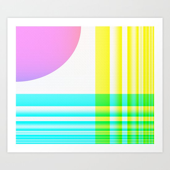 Pink Sunset Art Print