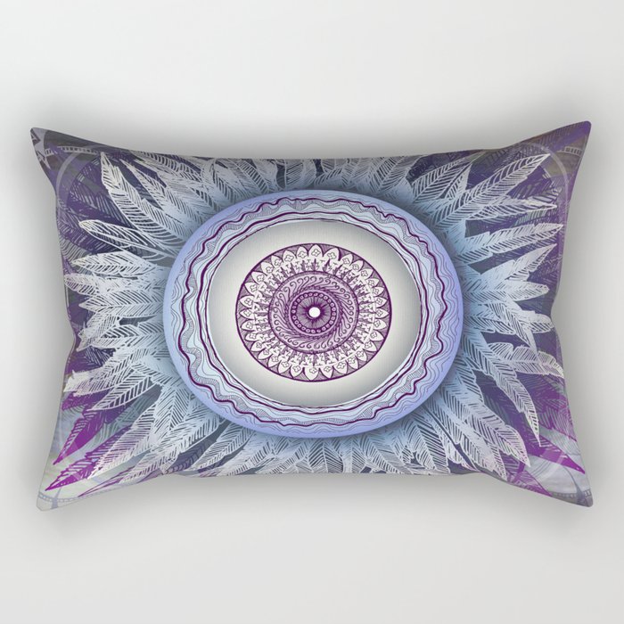 Crown Chakra (II) Rectangular Pillow